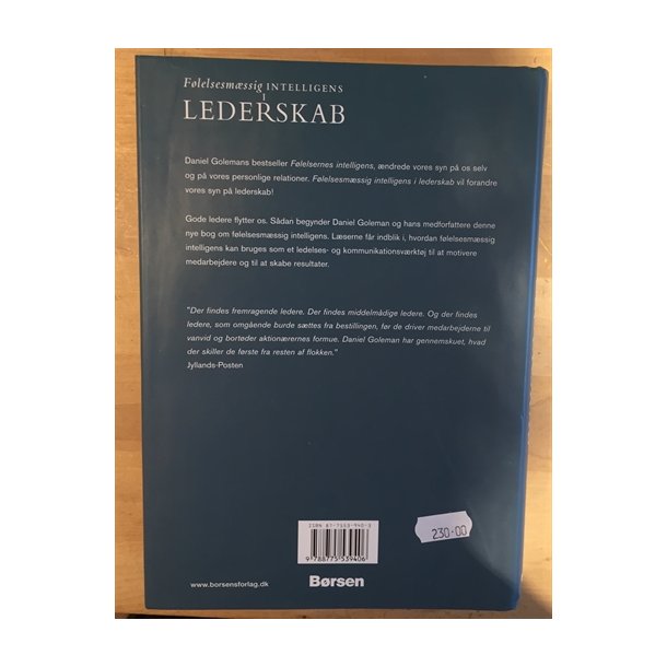 Goleman, Daniel: Flelsesmssig intelligens i lederskab